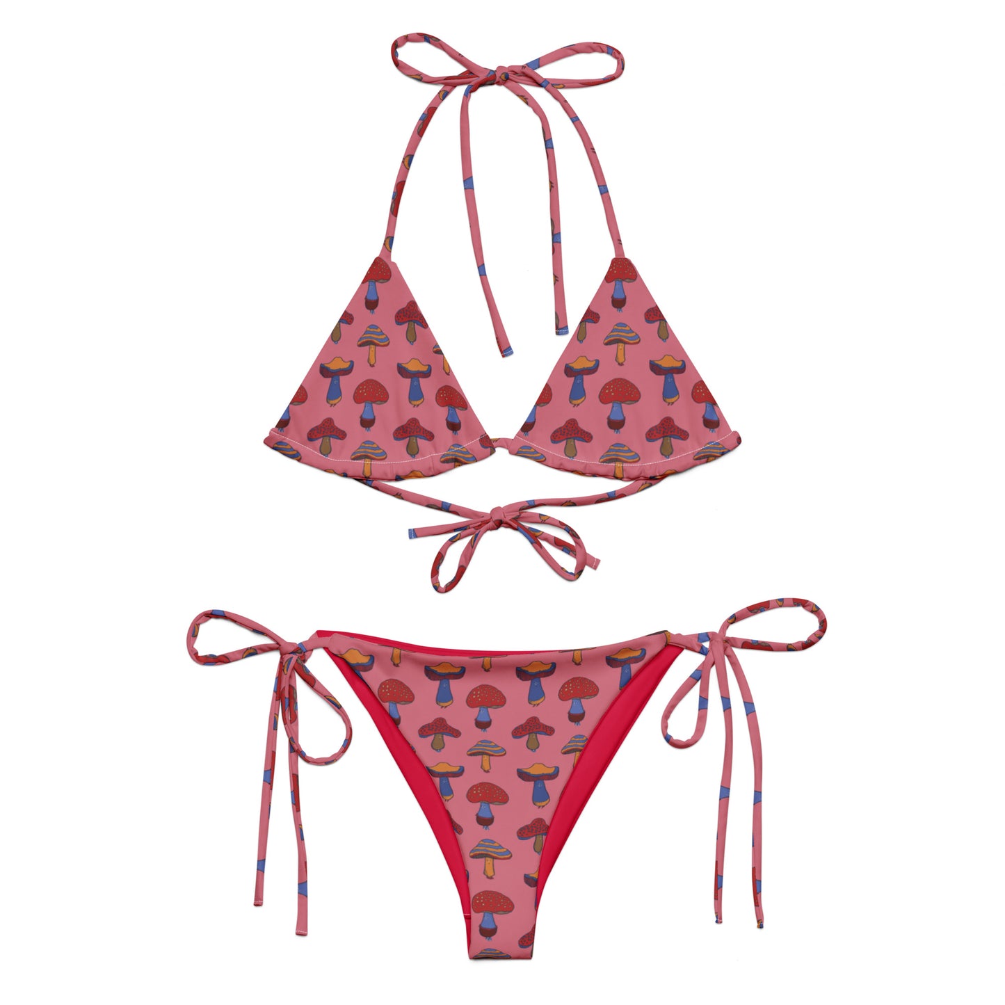 "Svampkärlek"   Stringbikini av återvunnet material