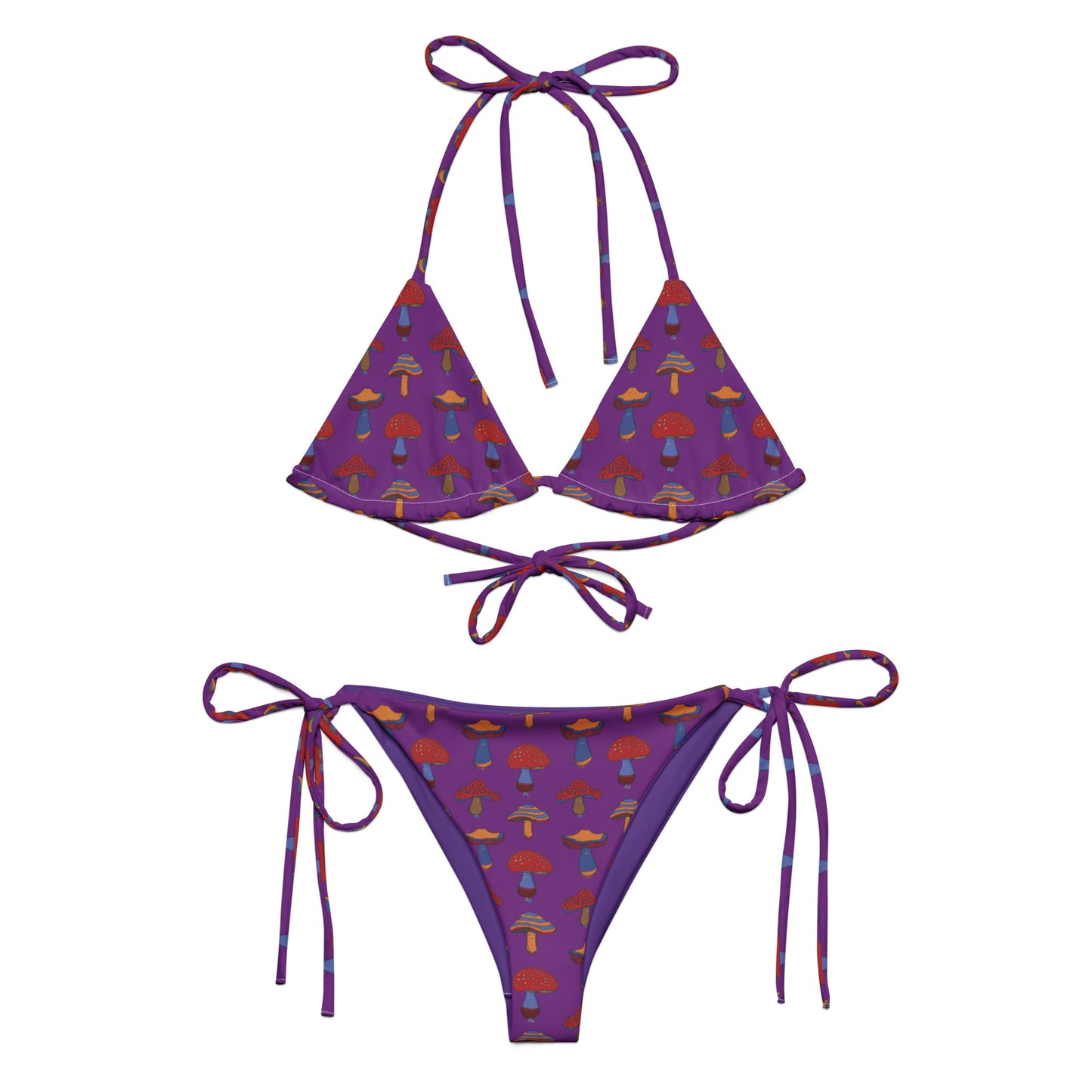"Svampkärlek"   Stringbikini av återvunnet material