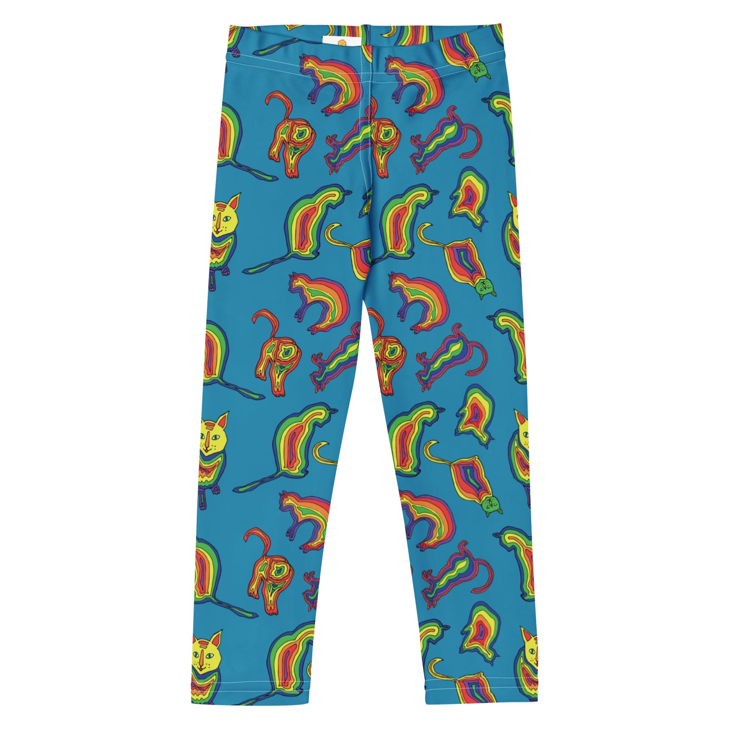 "Regnbågskatt" Leggings 
