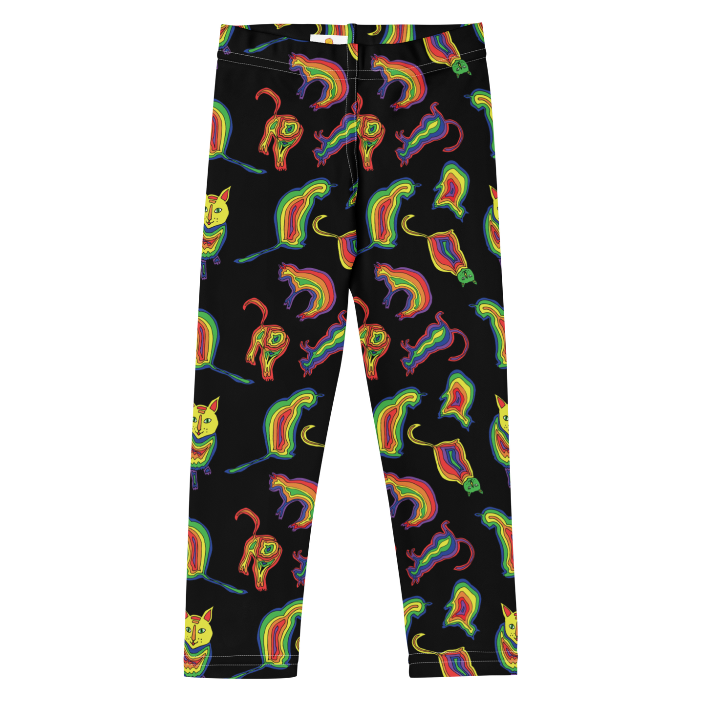 "Regnbågskatt" Leggings 