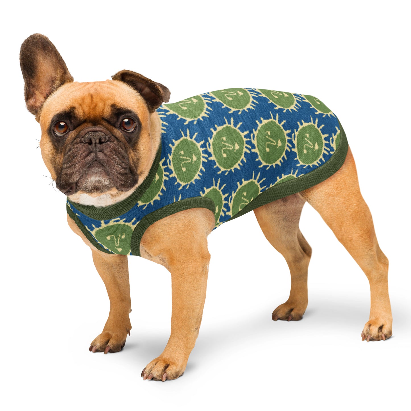 "Sunny day" Knitted pet sweater