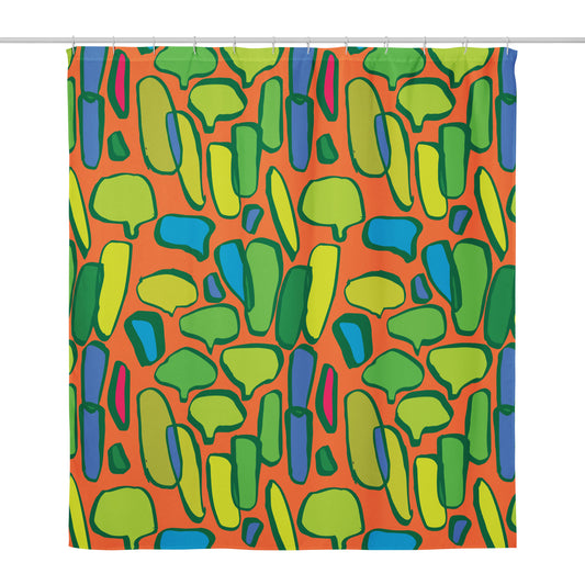 "Speech bubble" Shower curtain