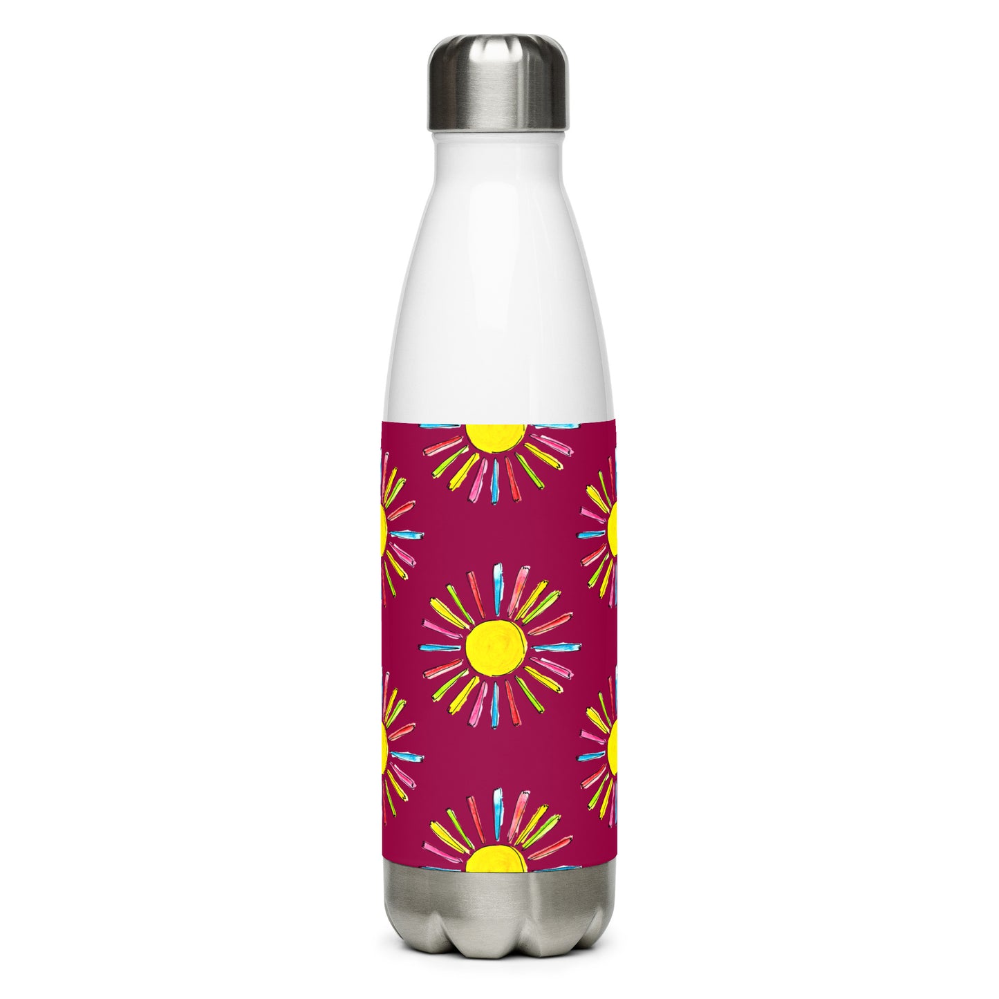 "Rainbowsun" Hope collection  Stainless steel water bottle