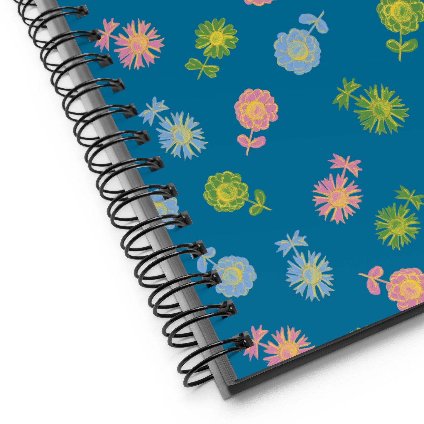 "Three flowers" Spiral notebook